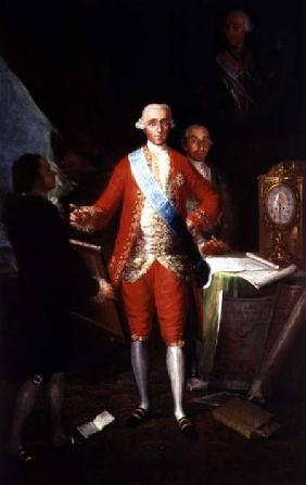 Portrait of Jose Monino, the Count of Floridablanca 1783