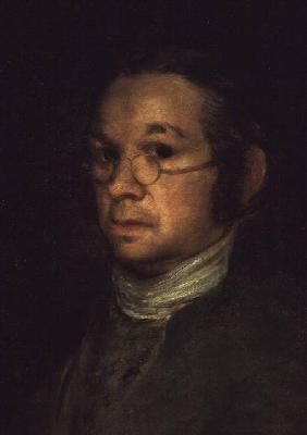 Self portrait with spectacles c.1800