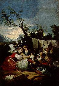 Die Wäscherinnen von Francisco José de Goya