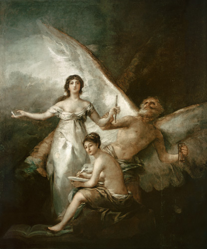 Die Wahrheit, die Geschichte und die Zeit. von Francisco José de Goya