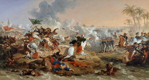 Bataille des Pyramides, 21 juillet 1798 von Francois André Vincent
