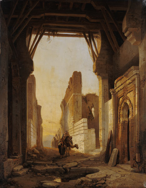 The Gates of El Geber in Morocco von Francois Antoine Bossuet