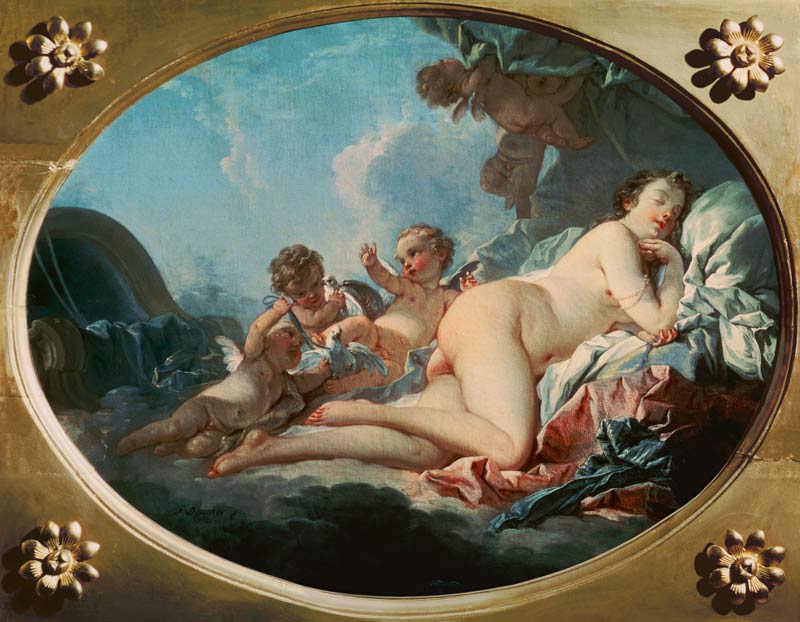 Die schlafende Venus. von François Boucher