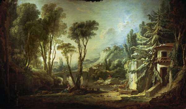 Hirtenlandschaft von François Boucher