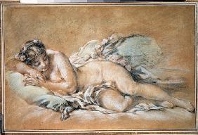 Schlafende junge Frau 1758