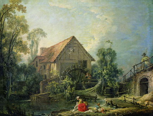 The Mill, 1751 (oil on canvas) von François Boucher