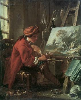 F.Boucher, Der Maler in seiner Werkstatt