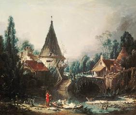 Landscape near Beauvais early 1740