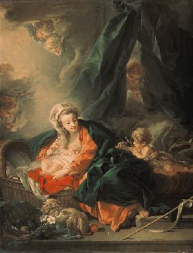 Maria mit dem Kind und dem Johannesknaben 1758