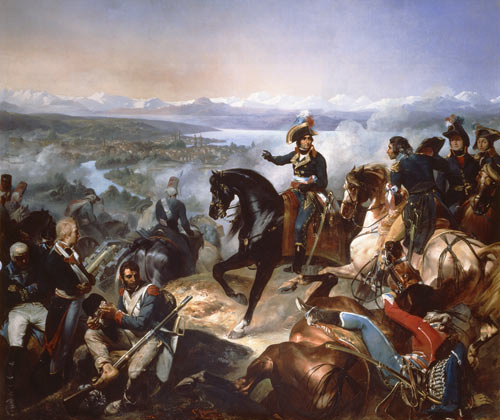 The Battle of Zurich, 25th September 1799 von Francois Bouchot