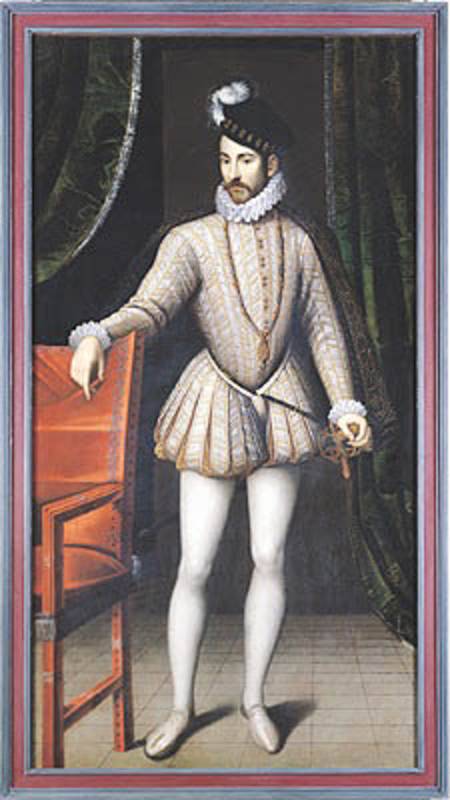 Charles IX (1550-74) King of France von François Clouet