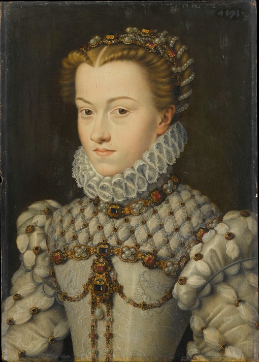 Erzherzogin Elisabeth von Österreich (1554–1592), Königin von Frankreich von François Clouet