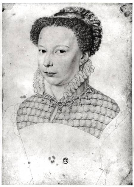 Marguerite of Valois (1553-1615) 1568 von François Clouet