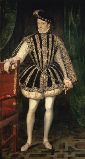 Porträt des Königs Karl IX. von Frankreich (1550-1574) 1563