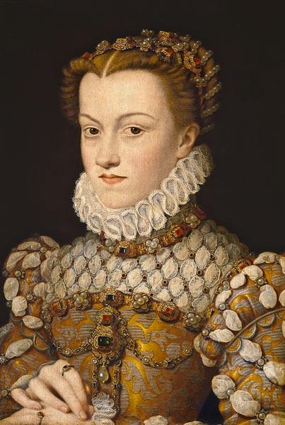 Portrait of Elizabeth of Austria (1554-92) Queen of France c.1570