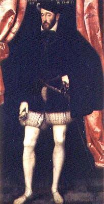 Portrait of King Henri II of France (1519-59) 15th-