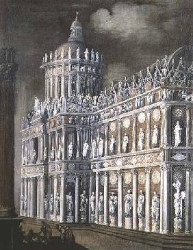 Architectural Fantasy depicting the healing of the paralysed 1622