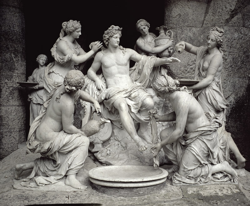 Apollo Tended by the Nymphs, intended for the Grotto of Thetis executed with the assistance of Thoma von Francois Girardon