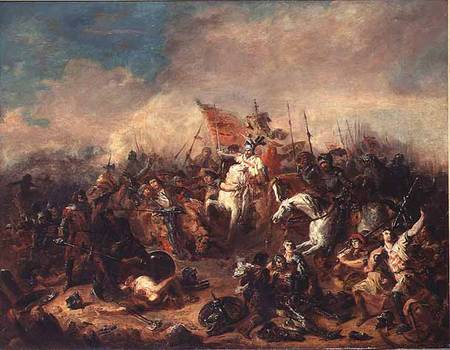 The Battle of Hastings in 1066 von Francois Hippolyte Debon