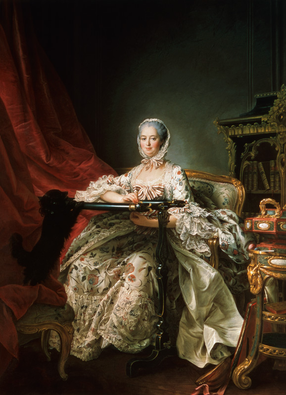 Madame de Pompadour von François-Hubert Drouais