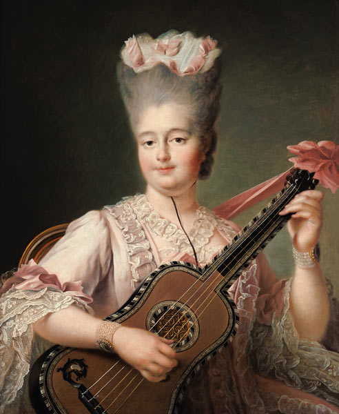 Porträt von Marie-Clothilde von Frankreich (1759-1802), auch bekannt als Madame Clothilde, Königin v von François-Hubert Drouais