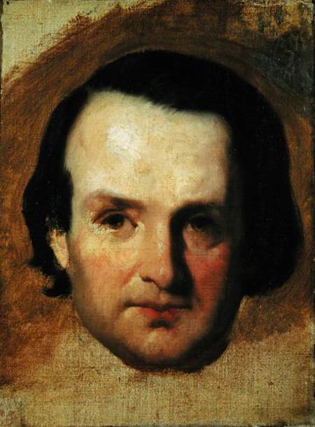 Study for a portrait of Victor Hugo (1802-85) von François-Joseph Heim