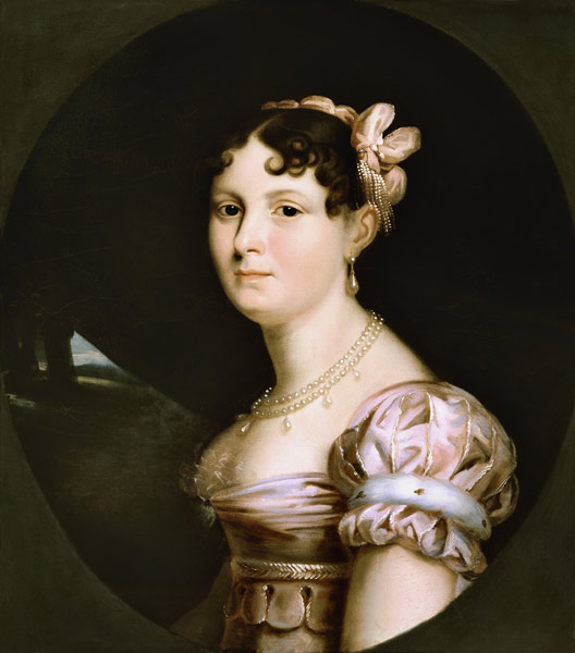 Portrait of Catherine of Wurtemberg (1783-1835) Queen of Westphalia von Francois Josephe Kinson