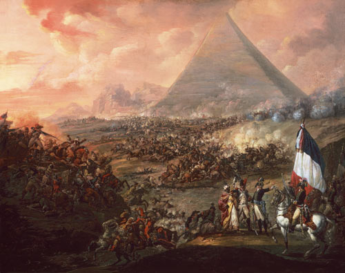 Battle of Pyramids von Francois Louis Joseph Watteau