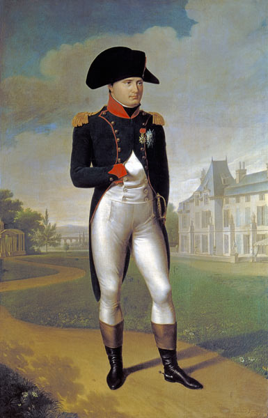 Napoleon I (1769-1821) in Front of the Chateau de Malmaison von François Pascal Simon Gérard