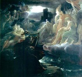 Ossian Conjuring up the Spirits on the Banks of the River Lora with the Sound of his Harp 1801