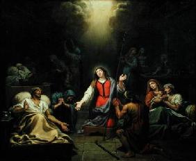St. Genevieve Protecting the Ill 1680