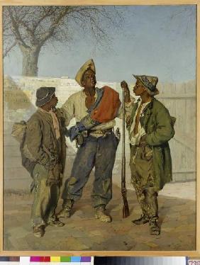 Die Heimkehr der Kriegsfreiwilligen 1867
