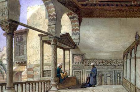 Loggia of Memlook Radnau Bey's House, Cairo von Frank Dillon