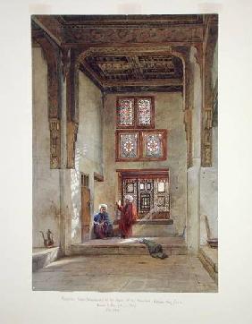 Reception room in the house of the Memlook Roduan Bey, Cairo  on