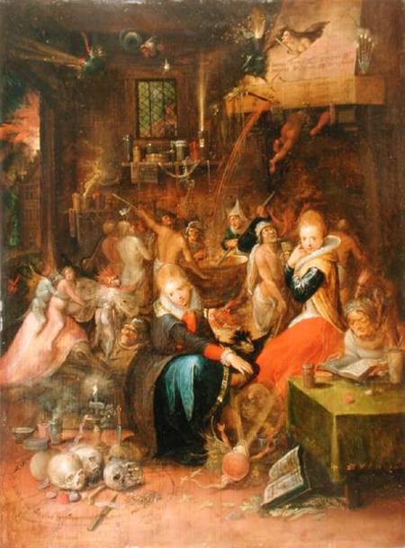 An Incantation Scene von Frans Francken d. J.