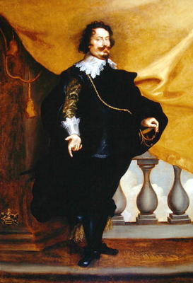 Portrait of an Aristocrat (oil on canvas) von Frans Luyckx or Leux