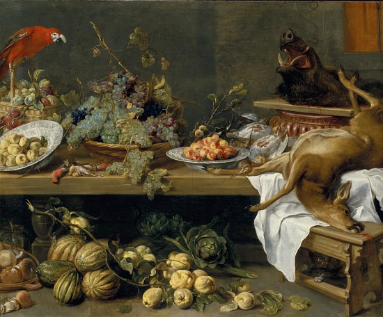 Still life with fruit, vegetables and dead game von Frans Snyders