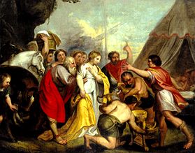 Achilles empfängt die Gesandten des Agamemnon von Frantiszek Smuglewicz