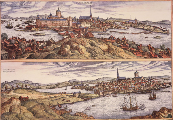Ansichten von Stockholm von Franz Hogenberg