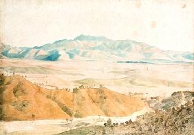 Blick auf die Volkersberge 1817