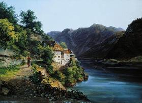 The Hallstatter Lake 1824