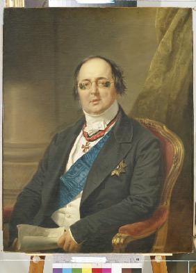 Porträt des Grafen Alexander Kuschelew-Besborodko (1800-1855)