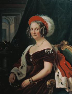 Porträt der Königin Friederike von Hannover (1778-1841)