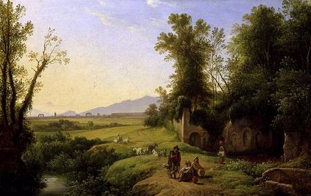 The Grove of Egeria von Franz Ludwig Catel