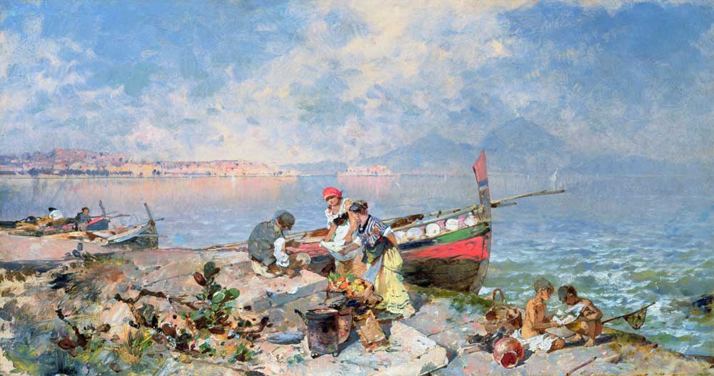 Bay of Naples von Franz Richard Unterberger