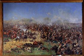 Die Schlacht von Borodino am 26. August 1812. Dritte französische Attake 1913