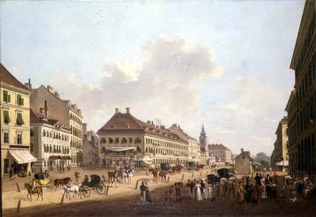 Vienna, the promenade von Franz Scheyerer