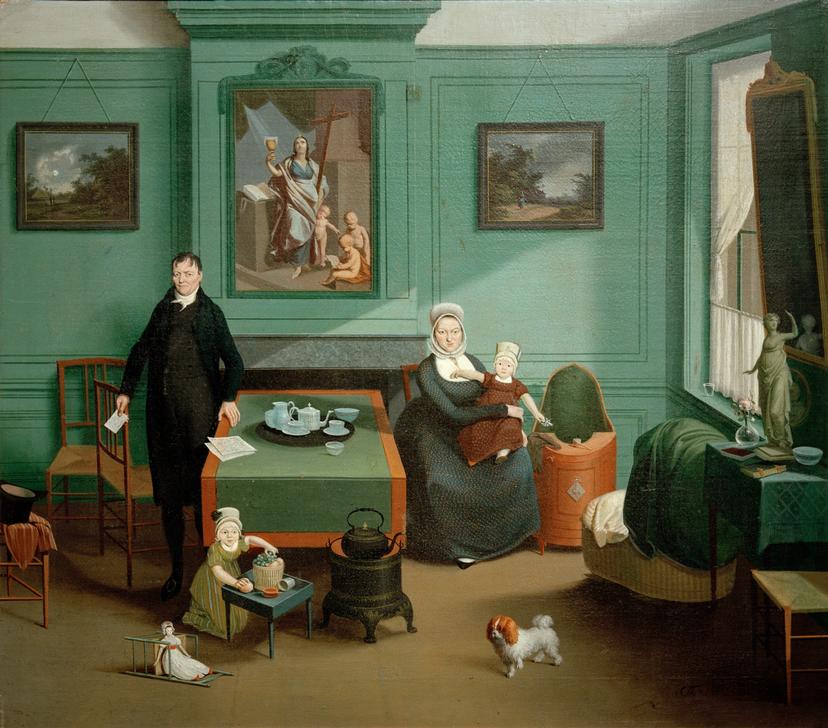Bildnis einer Familie von Franz Schrank