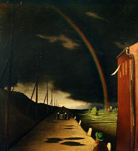 Landschaft mit Regenbogen 1930