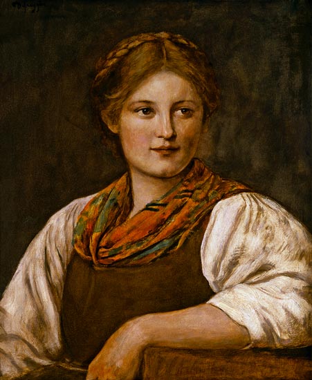 A Bavarian Peasant Girl von Franz von Defregger